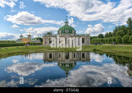 Grotte Pavillon Kuskowo Park in Moskau, Russland Stockfoto