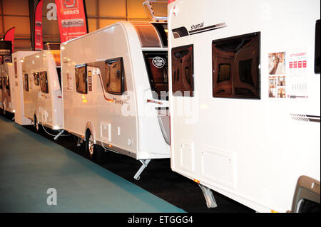 Wohnwagen, Camping & Wohnmobil Show 2015 statt im Birmingham NEC - Tag 1 Featuring: Atmosphäre wo: Birmingham, Vereinigtes Königreich bei: Kredit-17. Februar 2015: Anthony Stanley/WENN.com Stockfoto