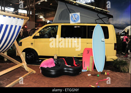 Caravan, Camping und Wohnmobil-Show mit: Atmosphäre wo: Birmingham, Vereinigtes Königreich bei: Kredit-17. Februar 2015: Anthony Stanley/WENN.com Stockfoto