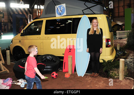 Caravan, Camping und Wohnmobil-Show mit: Melodie König wo: Birmingham, Vereinigtes Königreich bei: Kredit-17. Februar 2015: Anthony Stanley/WENN.com Stockfoto