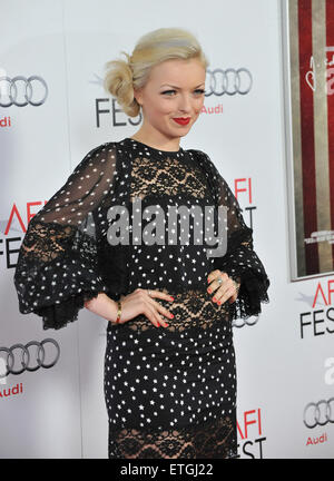 LOS ANGELES, CA - 3. November 2012: Francesca Eastwood, Tochter von Clint Eastwood bei der Weltpremiere von "J. Edgar", der Eröffnungsfilm des AFI FEST 2011 in Grauman Chinese Theatre in Hollywood. 3. November 2011 Los Angeles, CA Stockfoto