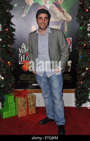 LOS ANGELES, CA - 2. November 2012: David Krumholtz an der Los Angeles premiere seines neuen Films "A sehr Harold & Kumar 3D Christmas" in Grauman Chinese Theatre in Hollywood. 2. November 2011 Los Angeles, CA Stockfoto