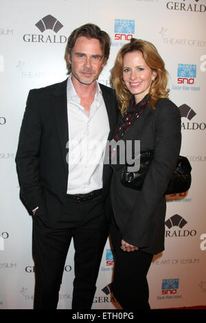 "Ikonen des Awards" Pre-Oscar-Party mit: Sam Trammell, Missy Yager wo: Beverly Hills, Kalifornien, Vereinigte Staaten bei: Kredit-20. Februar 2015: Nicky Nelson/WENN.com Stockfoto