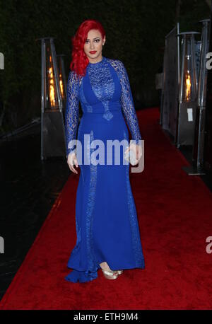 Oscar Viewing Party - Ankünfte mit: Kaya Jones wo: Los Angeles, California, Vereinigte Staaten von Amerika bei: Kredit-22. Februar 2015: Guillermo Proano/WENN.com Stockfoto