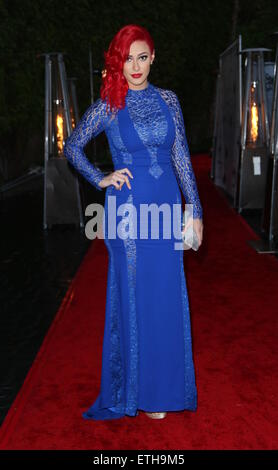 Oscar Viewing Party - Ankünfte mit: Kaya Jones wo: Los Angeles, California, Vereinigte Staaten von Amerika bei: Kredit-22. Februar 2015: Guillermo Proano/WENN.com Stockfoto