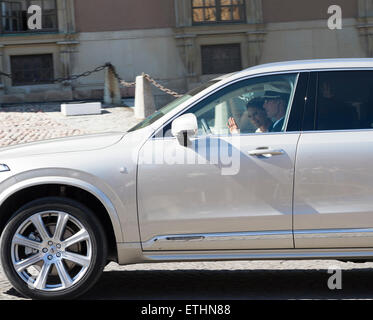 Stockholm, Schweden, 13. Juni 2015. Die Hochzeit von skh Prinz Carl Philip und Prinzessin Sofia, Schweden. Stockfoto