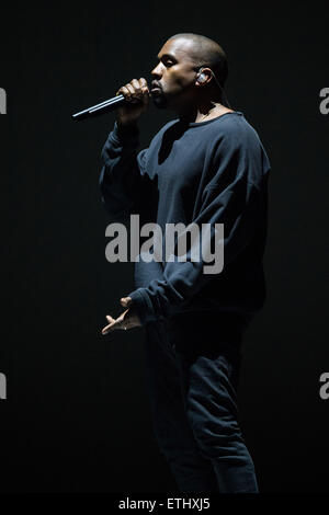 "Skavlan" TV-show Produktion Bilder aus den Studios in London.  Mitwirkende: Kanye West wo: London, Vereinigtes Königreich bei: Kredit-23. Februar 2015: Daniel Deme/WENN.com Stockfoto