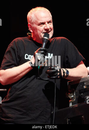 Jazz-Rock-Band Colosseum führen ihre letzte Show statt bei O2 Shepherds Bush Empire Featuring: Jon Hiseman Where: London, Vereinigtes Königreich bei: 28. Februar 2015 Credit: WENN.com Stockfoto