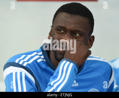 Faro, Portugal. 13. Juni 2015. Deutschlands Antonio Rüdiger im Bild während der UEFA EURO 2016 Qualifikation Gruppe D Fußball match Gibraltar gegen Deutschland im Stadion Algarve in Faro, Portugal, 13. Juni 2015. Foto: Arne Dedert/Dpa/Alamy Live-Nachrichten Stockfoto