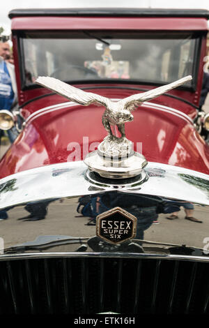 Blackpool UK, die 53. Manchester nach Blackpool-Rallye kommt im Stil im Stanley Park Blackpool, mit vielen schönen Oldtimer mit wunderbaren Grills und Kurven und Linien Credit: Gary Telford/Alamy live-Nachrichten. Stockfoto