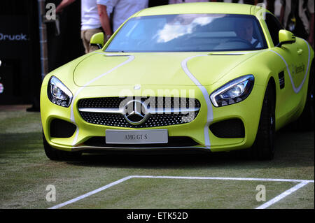 Stuttgart, Deutschland. 14. Juni 2015. Der Mercedes Cup grand prix - Mercedes AMG GT S. Foto: Miroslav Dakov / Alamy Live News Stockfoto