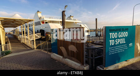 Kangaroo Island Sea Link Fähre South Australia, Australien Stockfoto