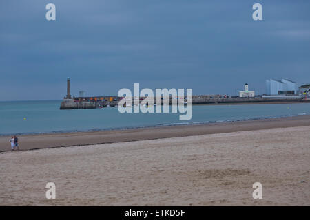 Margate-Strandblick Stockfoto