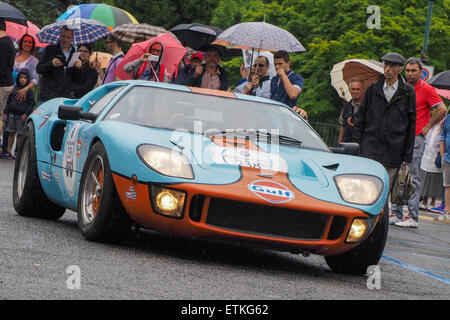 Turin, Italien. 14. Juni 2015. Ein Ford GT40 während der Parco Valentino Gran Premio in Turin Credit: Edoardo Nicolino/Alamy Live-Nachrichten Stockfoto