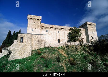 Italien, Umbrien, Narni, Burg Stockfoto