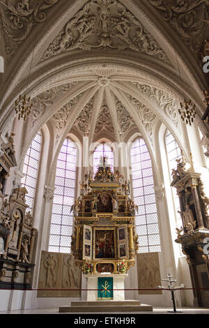 Altar, Marienkirche, Celle, Niedersachsen, Deutschland Stockfoto