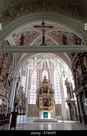 Altar, Marienkirche, Celle, Niedersachsen, Deutschland Stockfoto