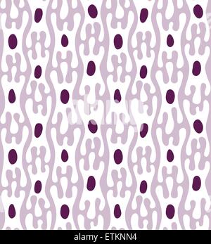 Nahtlose Muster. Ethnische Motiv. Farbige organische Formen Stock Vektor