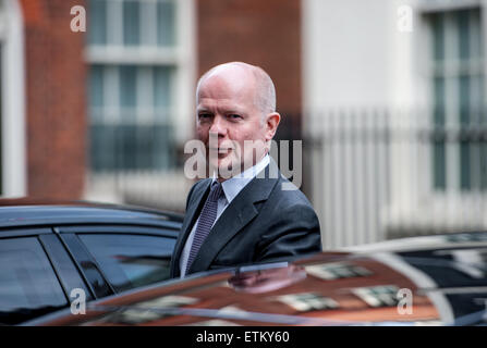 William Hague, ersten Staatssekretär und Leiter des House Of Commons verlassen einer Kabinettssitzung in 10 Downing Street Featuring: William Hague When: Kredit-10. März 2015: Peter Maclaine/WENN.com Stockfoto