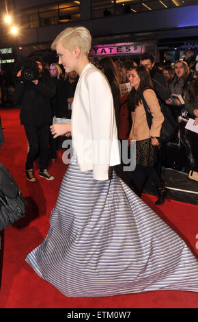 "Aufständischen" Weltpremiere statt im Odeon Leicester Square - Ankünfte Featuring: Veronica Roth wo: London, Vereinigtes Königreich bei: Kredit-11. März 2015: Daniel Deme/WENN.com Stockfoto