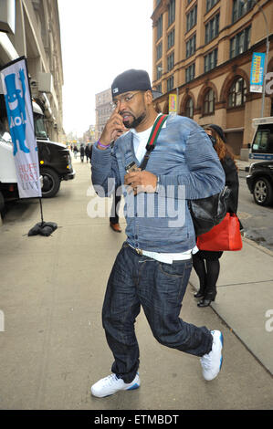 Method Man unterwegs in Manhattan Featuring: Method Man, Clifford Smith wo: New York City, New York, USA bei: Kredit-13. März 2015: TNYF/WENN.com Stockfoto