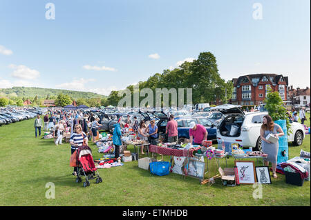 Titsey Rotary Club Car Van Boot Messe am Oxted Erholungspark Master Park 7. Juni 2015 Stockfoto