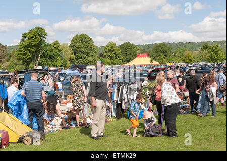 Titsey Rotary Club Car Van Boot Messe am Oxted Erholungspark Master Park 7. Juni 2015 Stockfoto