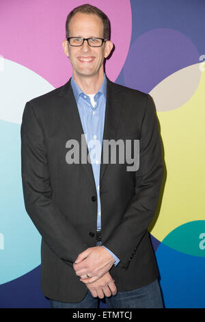 Sydney, Australien. 15. Juni 2015. Direktor Peter Docter kommt auf dem roten Teppich bei der australischen Premiere des neuen Disney Pixar Film in-und auswendig zu Veranstaltung Kinos, George Street. Bildnachweis: Richard Milnes/Alamy Live-Nachrichten Stockfoto