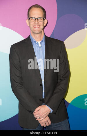 Sydney, Australien. 15. Juni 2015. Direktor Peter Docter kommt auf dem roten Teppich bei der australischen Premiere des neuen Disney Pixar Film in-und auswendig zu Veranstaltung Kinos, George Street. Bildnachweis: Richard Milnes/Alamy Live-Nachrichten Stockfoto