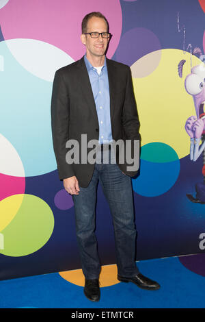 Sydney, Australien. 15. Juni 2015. Direktor Peter Docter kommt auf dem roten Teppich bei der australischen Premiere des neuen Disney Pixar Film in-und auswendig zu Veranstaltung Kinos, George Street. Bildnachweis: Richard Milnes/Alamy Live-Nachrichten Stockfoto