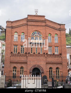 Große Synagoge von Kote Abkhazi (entfernt) Straße in Tiflis, der Hauptstadt Georgiens Stockfoto