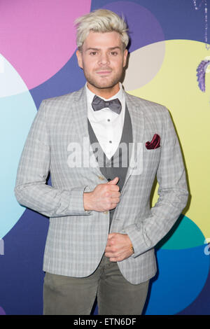 Sydney, Australien. 15. Juni 2015. Justin Hill kommt auf dem roten Teppich bei der australischen Premiere des neuen Disney Pixar Film in-und auswendig zu Veranstaltung Kinos, George Street. Bildnachweis: Richard Milnes/Alamy Live-Nachrichten Stockfoto