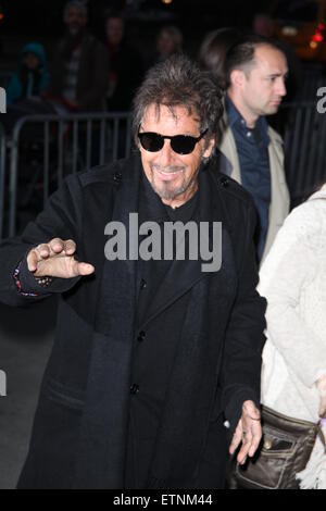 New Yorker Premiere von "Danny Collins' bei AMC Lincoln Square Theater - Ankünfte mit: Al Pacino Where: New York City, New York, USA bei: Kredit-18. März 2015: PNP/WENN.com Stockfoto