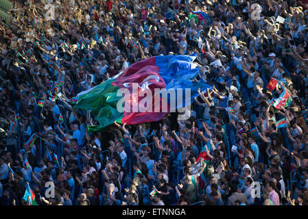 Baku, Aserbaidschan. 12. Juni 2015. Momente bei der Eröffnung der ersten Europäischen Olympischen Spiele in Baku, Aserbaidschan. © Jacob Balzani Loov/ZUMA Draht/Alamy Live-Nachrichten Stockfoto