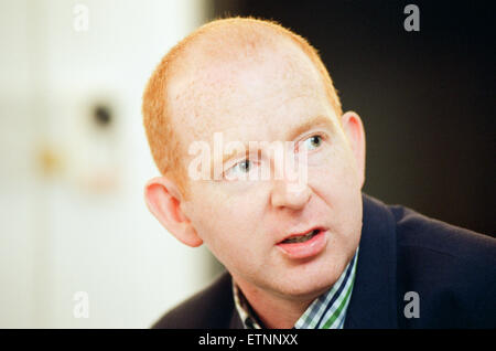 Alan McGee, co Besitzer Creation Records Label und Manager der Musikgruppe Oasis, 28. August 1997 abgebildet. Stockfoto