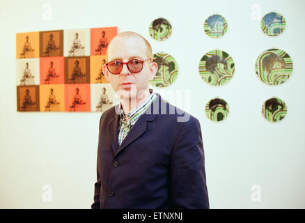 Alan McGee, co Besitzer Creation Records Label und Manager der Musikgruppe Oasis, 28. August 1997 abgebildet. Stockfoto