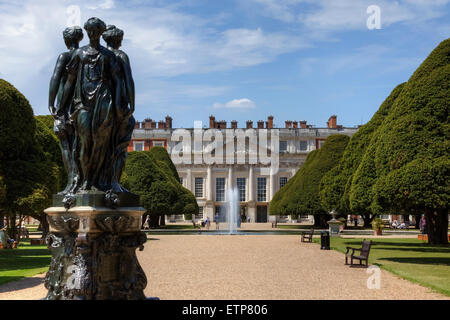 Hampton Court Palace, Richmond, London, England, Vereinigtes Königreich Stockfoto