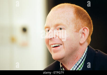 Alan McGee, co Besitzer Creation Records Label und Manager der Musikgruppe Oasis, 28. August 1997 abgebildet. Stockfoto