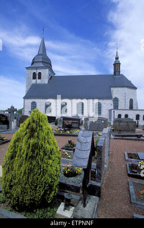 BEL, Belgien, Eastbelgium, der Hubertus-Kirche in der Gemeinde Lontzen.  BEL, Belgien, Ostbelgien, sterben Hubertuskirche in der Orts Stockfoto