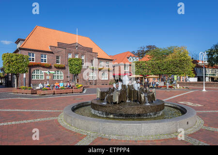 Alter Markt (Alter Markt), gut, Rathaus, Westerstede, Ammerland, Niedersachsen, Deutschland, Stockfoto