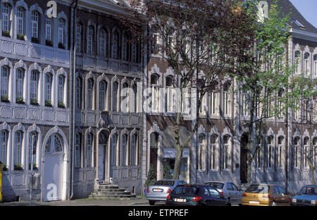 BEL, Belgien, Eastbelgium, Eupen, Häuser auf dem Werthplatz.  BEL, Eupen, Belgien, Ostbelgien Haeuser eine der Werthplatz. Stockfoto