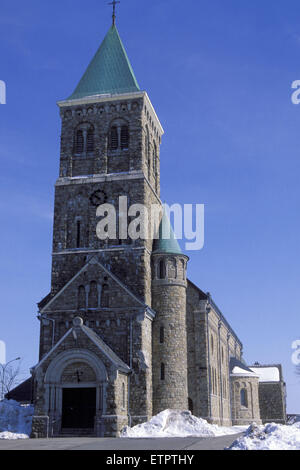 BEL, Belgien, Eastbelgium, St. Wendelinus Kirche in Sourbrodt.  BEL, Belgien, Ostbelgien, St. Wendelinus Kirche von Sourbrodt. Stockfoto