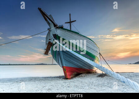 Schöne Fischer Schiff Stockfoto