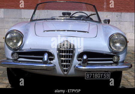 BEL, Eastbelgium, Stavelot, Belgien, Alfa Romeo Giulietta Spider 1600.  BEL, Belgien, Ostbelgien, Stavelot, Alfa Romeo Giulietta Stockfoto