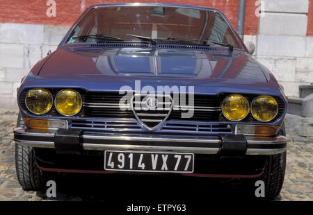 BEL, Stavelot, Belgien, Eastbelgium Alfa Romeo Alfetta GTV von 1976.  BEL, Belgien, Ostbelgien, Stavelot, Alfa Romeo Alfetta G Stockfoto