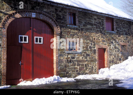 BEL, Belgien, Eastbelgium, Bauernhaus in Honsfeld in der Nähe von Buellingen.  BEL, Belgien, Ostbelgien, Hof in Honsfeld Bei Buellingen. Stockfoto