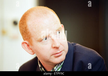 Alan McGee, co Besitzer Creation Records Label und Manager der Musikgruppe Oasis, 28. August 1997 abgebildet. Stockfoto