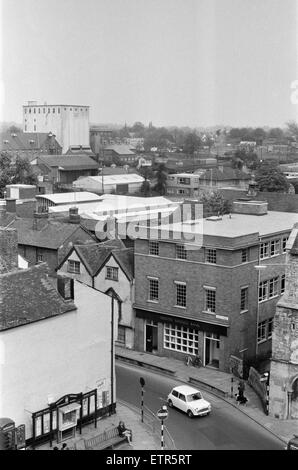 Ansichten von Abingdon, Oxfordshire (ehemals Berkshire). 26. April 1967. Stockfoto