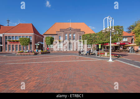 Alter Markt (Alter Markt), Rathaus, Westerstede, Ammerland, Niedersachsen, Deutschland Stockfoto