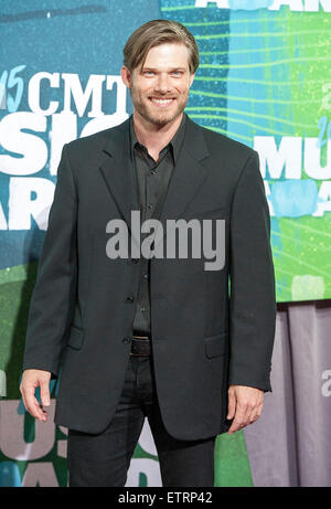 10. Juni 2015 - Nashville, Tennessee; USA - kommt CHRIS CARMACK auf dem roten Teppich bei den CMT Music Awards, die in der Bridgestone Arena stattfand.  Copyright 2015 Jason Moore. (Kredit-Bild: © Jason Moore/ZUMA Draht) Stockfoto